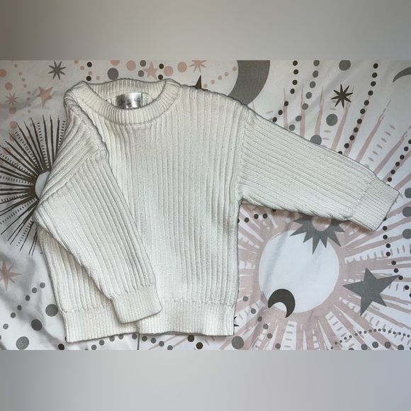 Chunky Heavy Knit Baby Sweater 3 - 6 months - Picture 4 of 6